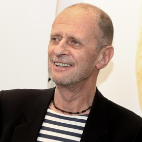 Michal Pavlata na křtu audioknihy Josefa Masopusta v roce 2011.