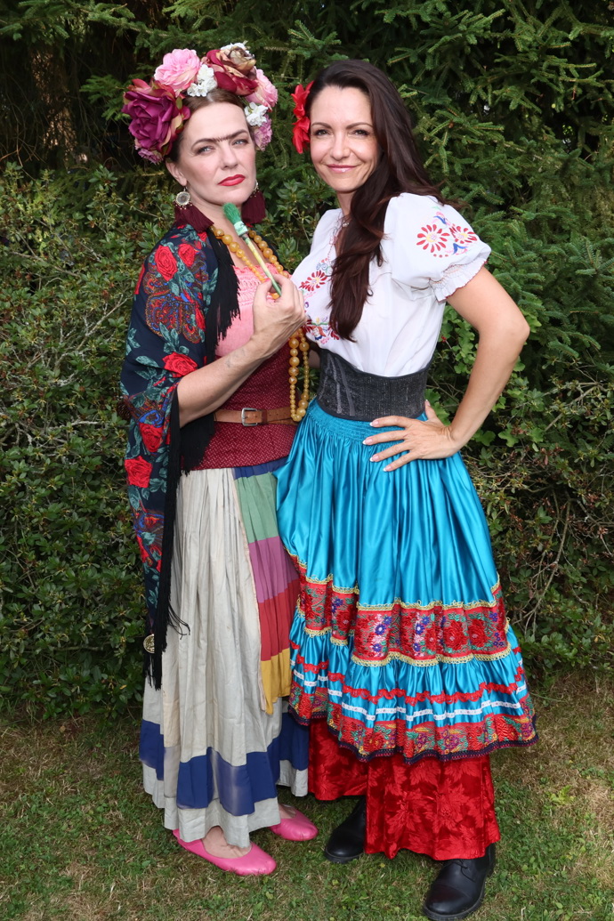 Frida Kahlo Marta Jandová pózuje s Mexičankou Alicí.