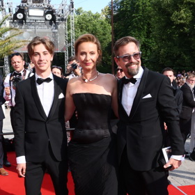 Herci Lenka Vlasáková a Jan Dolanský se pochlubili talentovaným starším synem Maxmiliánem, který zdárně kráčí v jejich stopách.