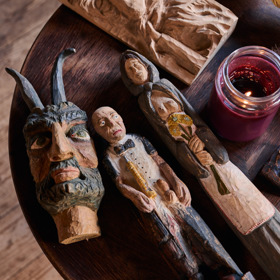 Čert a Felix Slováček se svou múzou