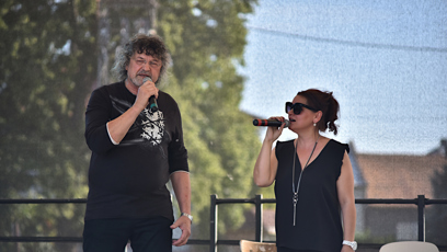 FOTO: Petr Dopita a Magda Malá na jednom z mnoha společných koncertů.