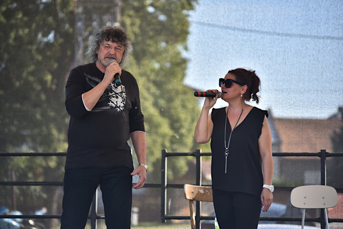 Petr Dopita a Magda Malá na jednom z mnoha společných koncertů.