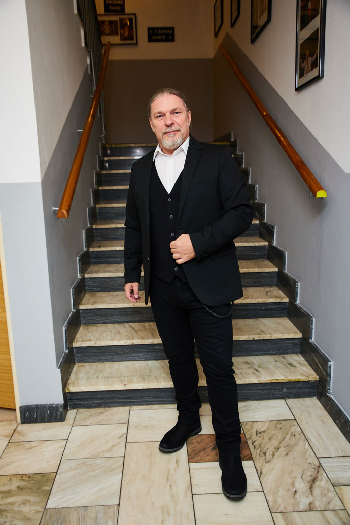 Český zpěvák Petr Kolář.