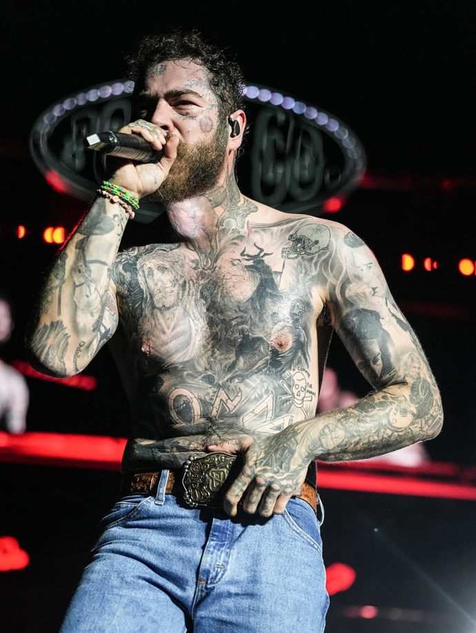 Post Malone má své koncerty vždycky s perfektní atmosférou.