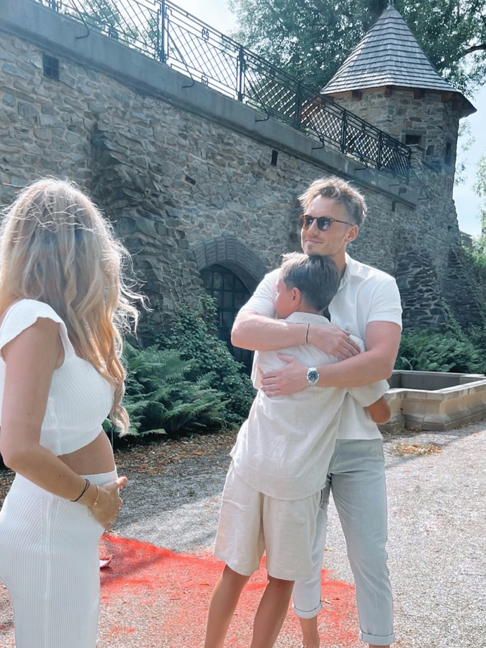 Tatínek David je s Andreasem velký parťák a Michaele jsou velkou oporou. 