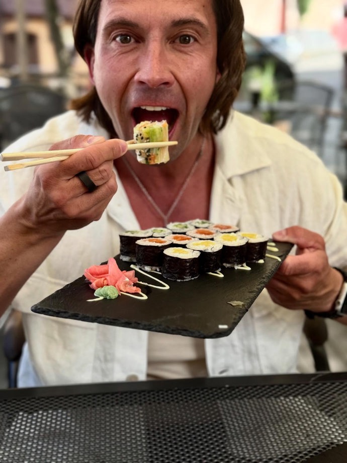 Sushi patří mezi oblíbené pochoutky Věry Mikulcové. 