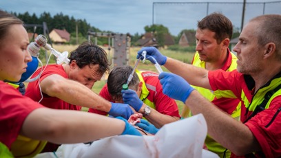 FOTO: Záchranáři předvedli skvělý výkon.