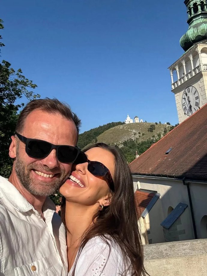 Lukáš Langmajer a Jitka Boho na společném výletě.