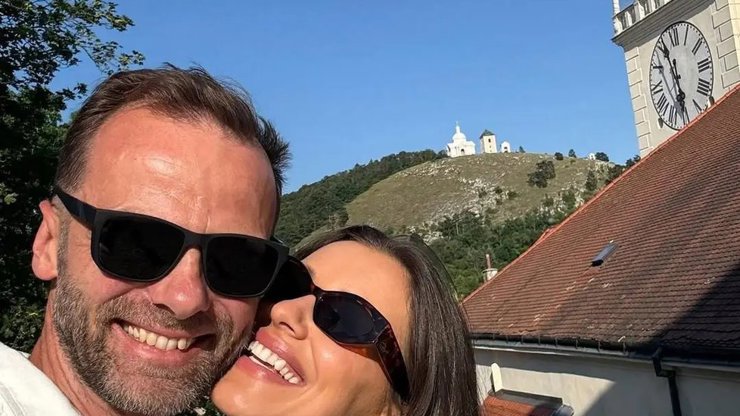 Lukáš Langmajer a Jitka Boho na společném výletě.