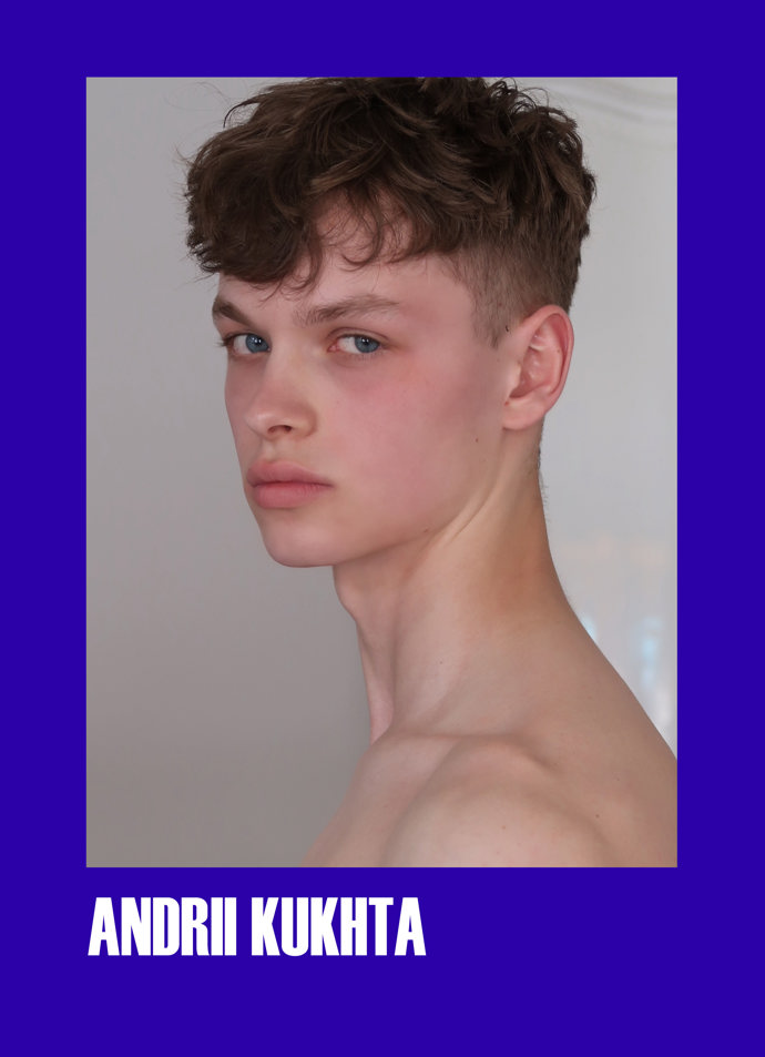 Finalista Elite Model Look ČR a SR 2025 Andrij Kuchta.