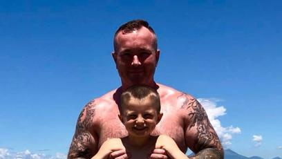 FOTO: Jiří Suvajdžič a Alex, když byl ještě prcek. Dědeček z něj byl nadšený.