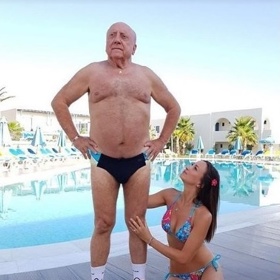 Felix Slováček a jeho legendární fotka s Lucií Gelemovou.