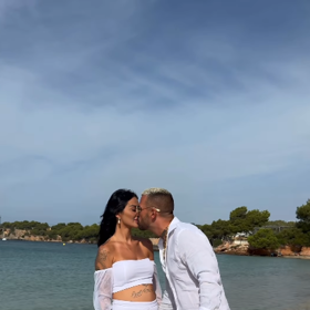 Zuzana Plačková s manželem Reném Strauszem.