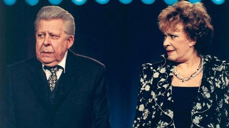 Jiřina Bohdalová a Vladimír Dvořák v zábavném pořadu Televarieté.