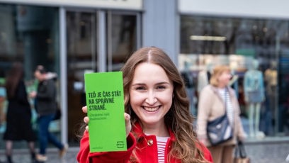 FOTO: Kateřina Pastorková začínala jako stážistka v poslanecké sněmovně. Teď, ve svých 27 letech, sama kandiduje do dolní komory Parlamentu ČR.