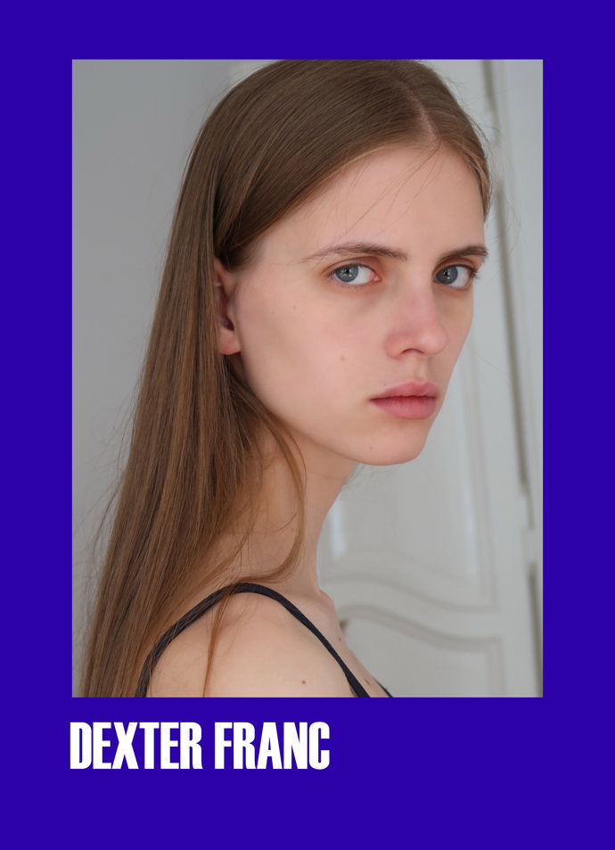 Finalistka Elite Model Look ČR a SR 2025 Dexter Franc.