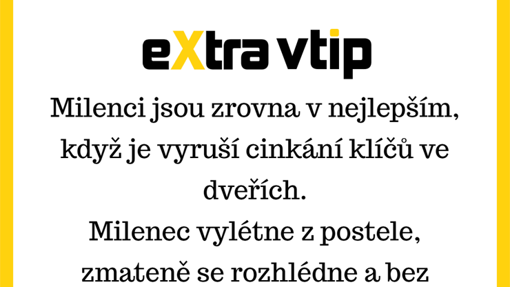 Když jde o milence a manželovy klíče, i dvanácté patro má nouzový východ!