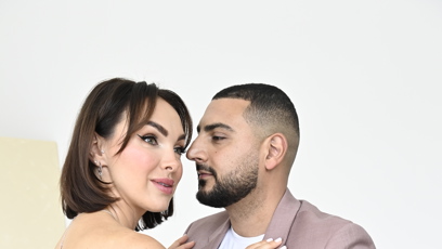 FOTO: Při focení nechyběl ani její partner.