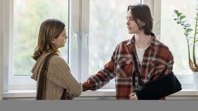 Matěj Dvořák má v Ulici vztah s Anežkou.