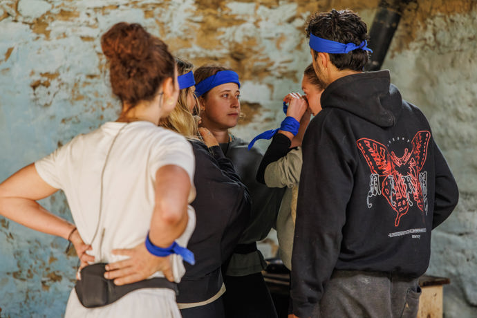 Modrý tým prohrál.