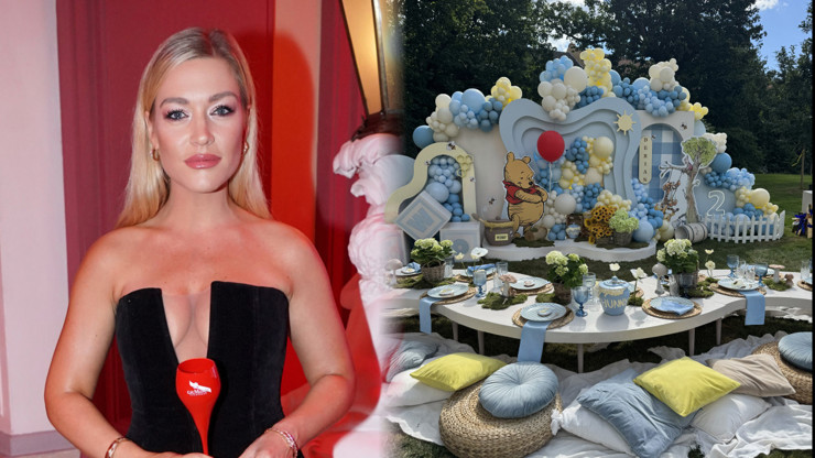 Dominika Myslivcová uspořádala luxusní oslavu svému synovi.