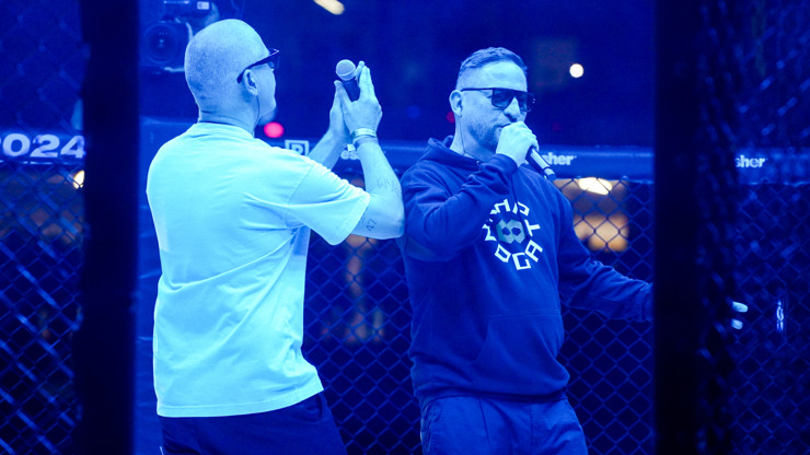 Během halftime show na turnaji Oktagon 58 vystoupilo uskupení PSH.