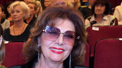 FOTO: Saskia Burešová v hledišti.