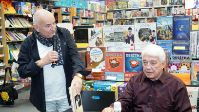 FOTO: Jiří Krampol se svým manažerem Milošem Schmiedbergerem.