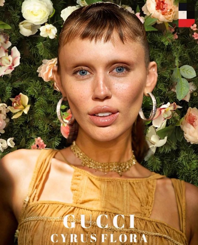 Miley je na údajných snímcích pro značku Gucci k nepoznání.