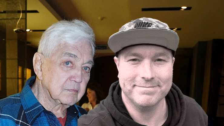 Jiří Krampol a syn Jiří Suvajdžič.