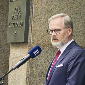 Premiér Petr Fiala promluvil.