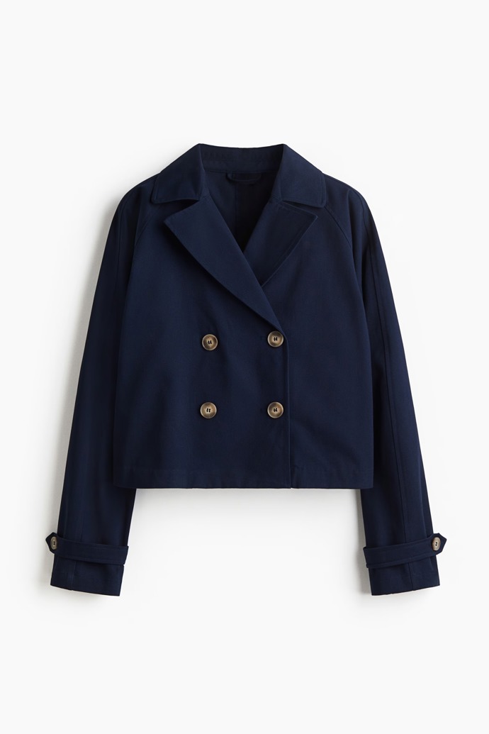 Krátký trenčkot, H&M, 859 Kč