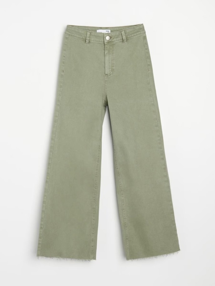 Džíny high waist s širokými nohavicemi, Sinsay, 359 Kč