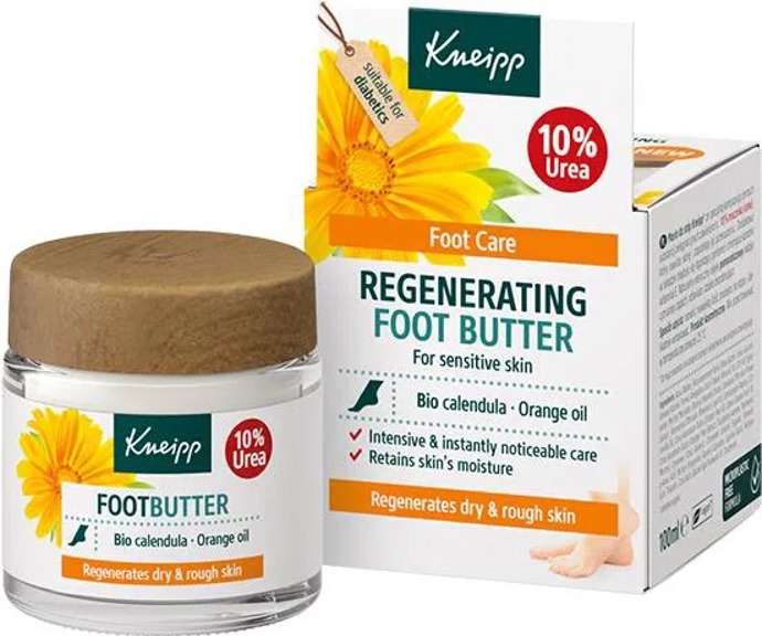 Máslo pro péči o chodidla ve skle, KNEIPP, 179 Kč