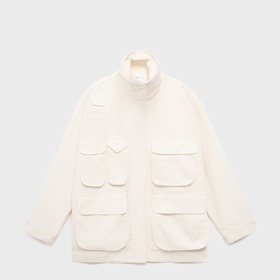 Džínová parka oversize s kapsami, Mango, 2299 Kč