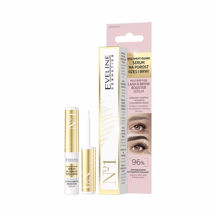 Multipeptidové sérum pro růst řas a obočí, Eveline Cosmetics, 203 Kč