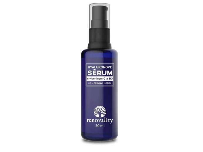 Hyaluronové sérum s vitamínem C a B3, Renovality, 579 Kč
