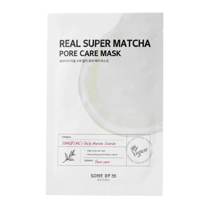 Plátýnková maska s čajem Matcha pro problematickou pleť, Some By Mi, 55 Kč
