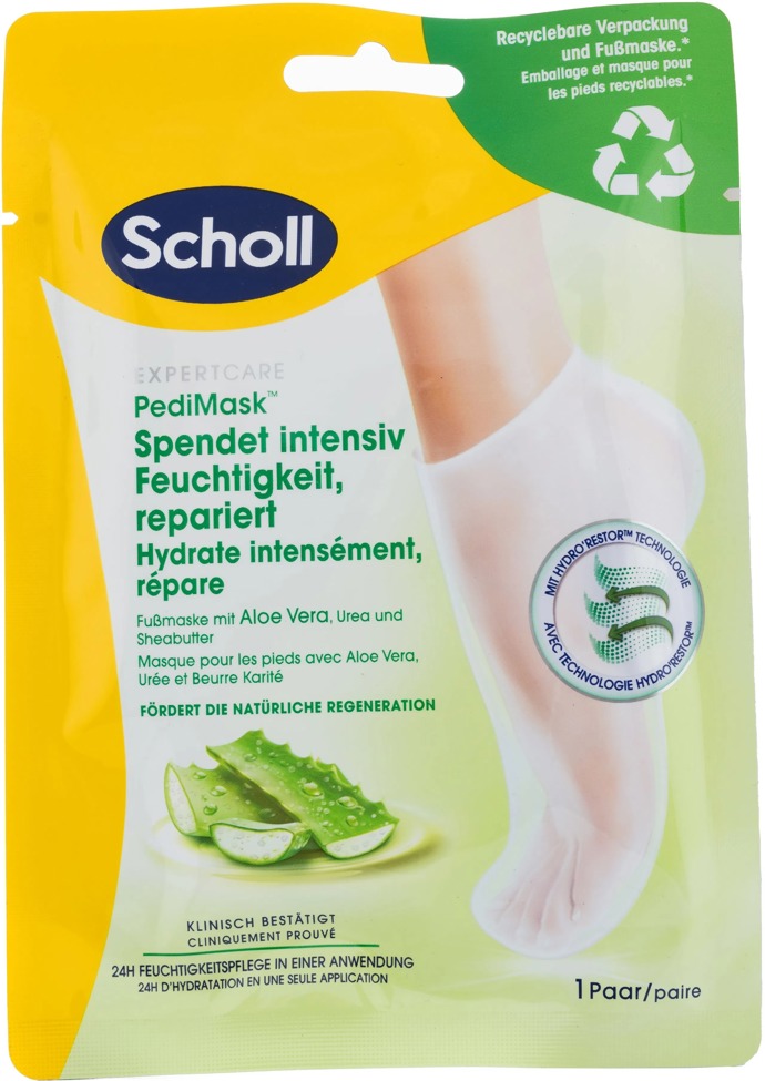 Hydratační a vyhlazující maska na nohy, Scholl, 169 Kč