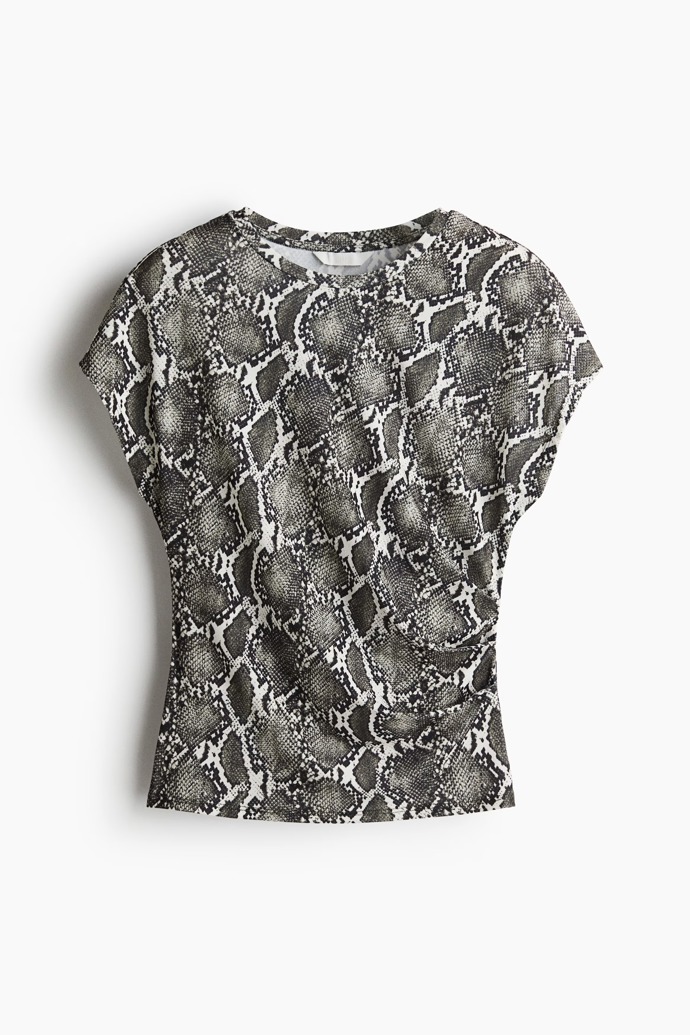 Top s křidélkovými rukávy, H&M, 309 Kč
