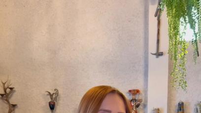 FOTO: Modelka Iveta Kindlmanová měla dobrou náladu.