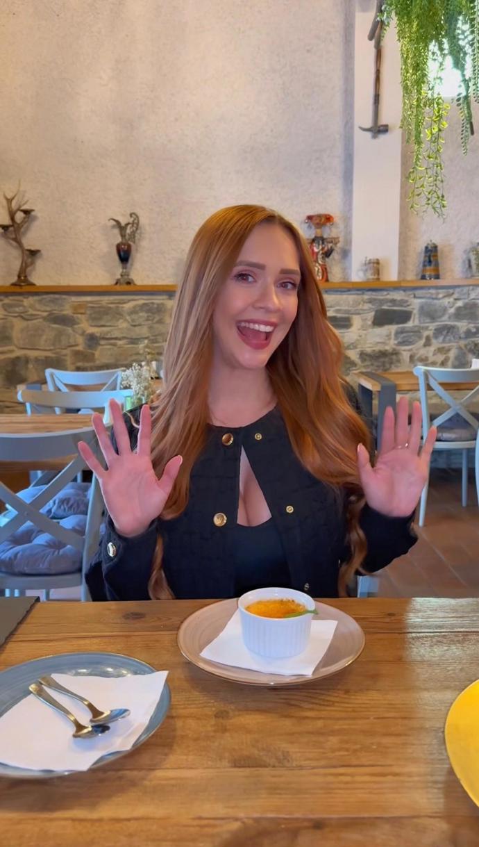 Modelka Iveta Kindlmanová měla dobrou náladu.