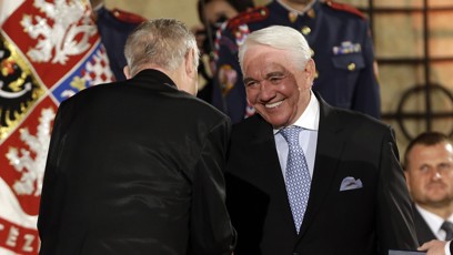 FOTO: Jiří Krampol získal státní vyznamenání v roce 2018.