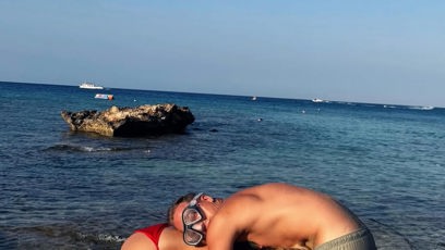 FOTO: Další zajímavá póza.