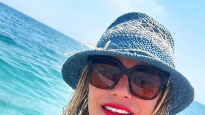 FOTO: Lucie Borhyová je velice přitažlivá žena.