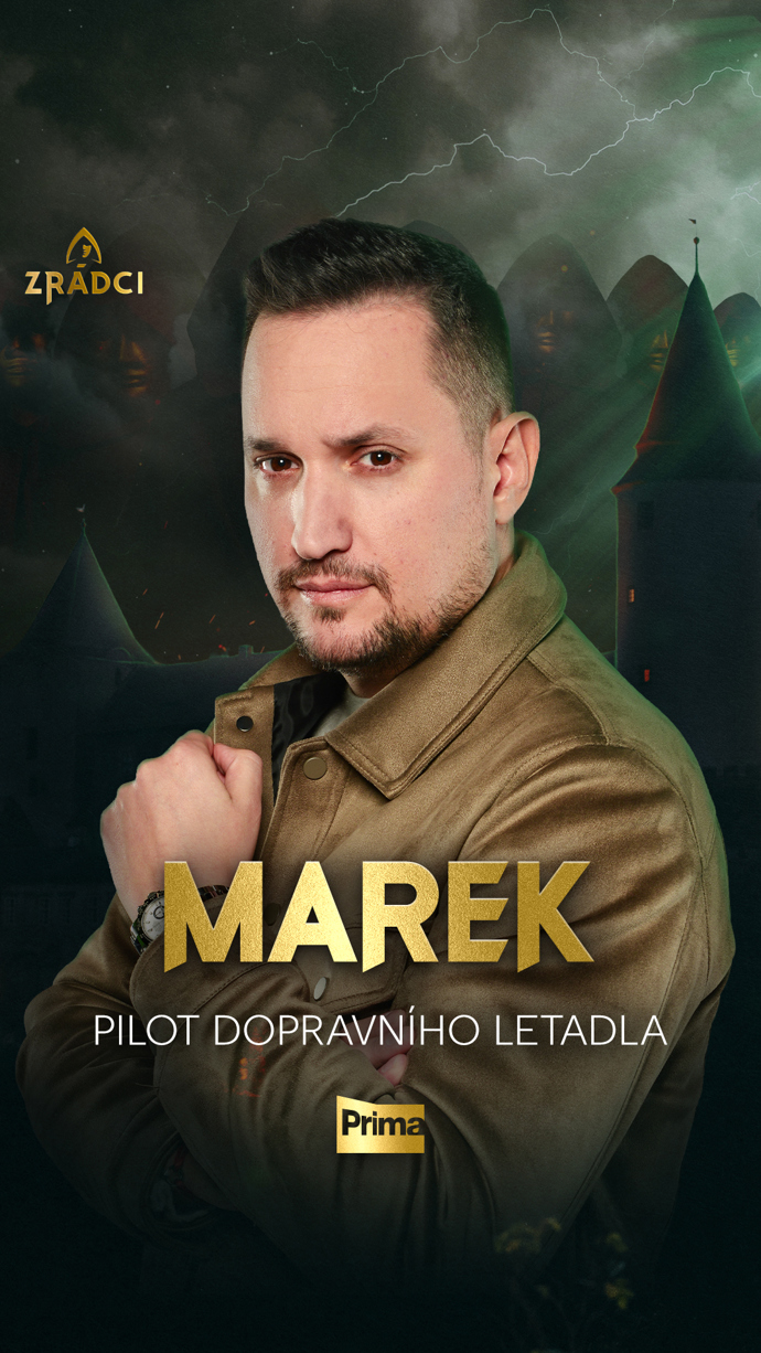 Marek je pilot dopravního letadla.