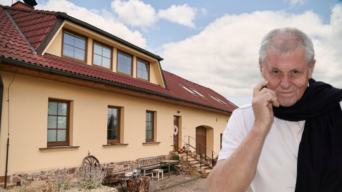 Celkový pohled na průčelí domu Ladi Kerndla