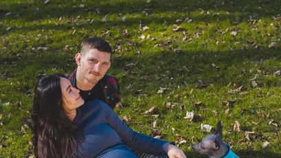 FOTO: David se svou partnerkou