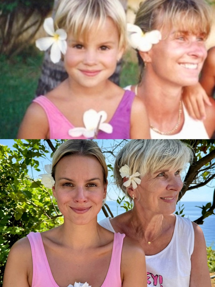 Patricie Solaříková ukázala maminku, rozdíl mezi fotkami je 30 let.
