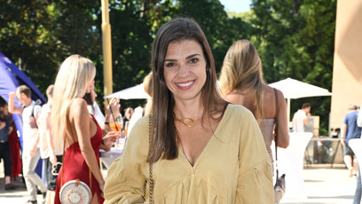FOTO: Denisa Pfauserová na tiskovce Novy.
